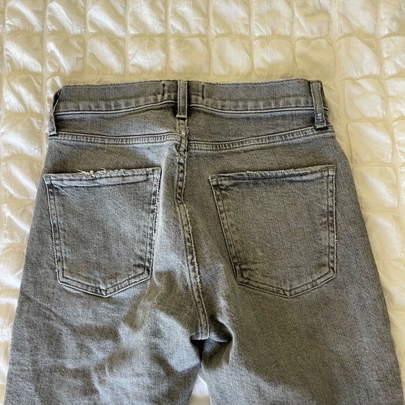 Agolde Toni Light Gray Ankle Jeans - Picture 11 of 12